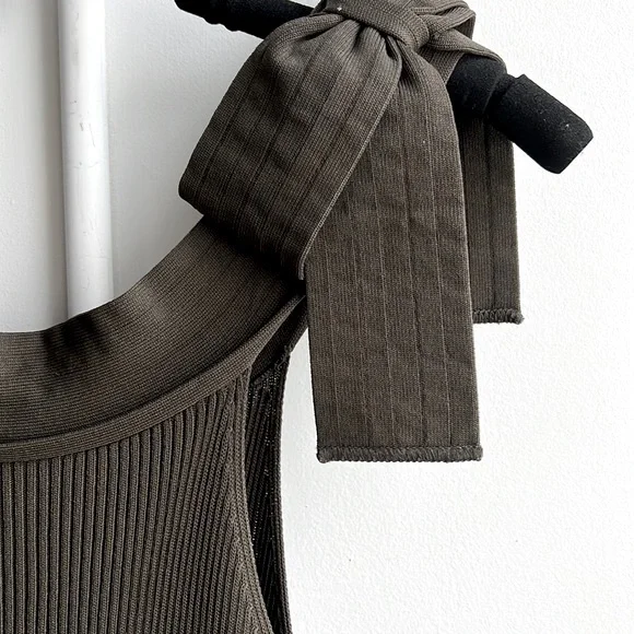 CHANEL Vintage 2008 by Karl Lagerfield ~sheath dress in military green - Picture 1 of 17